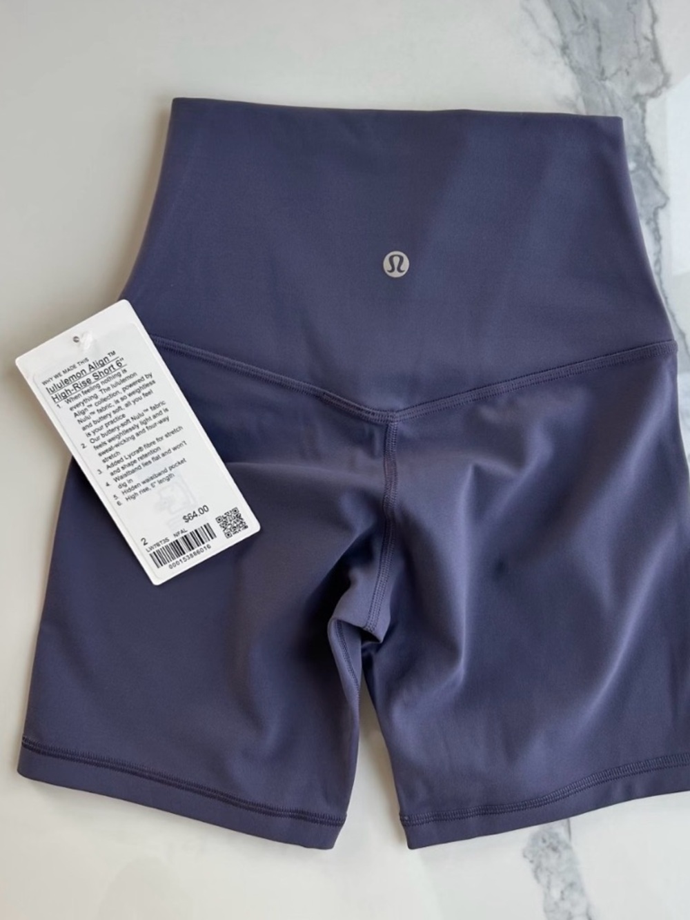 lululemon athletica High-Rise Bike Shorts in Deep Plum